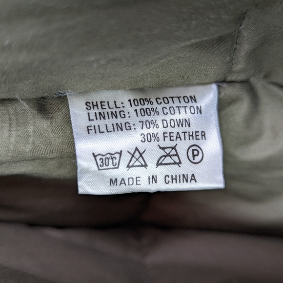 Alaskan Express down and feather winter coat. Large. - Picture 12 of 12